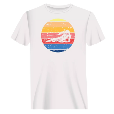 Vintage Skier T-Shirt for Men